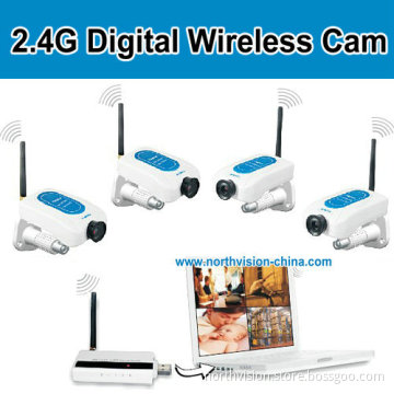 2.4G Digital Wireless Camera Security Kit